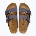 Klapki BIRKENSTOCK Arizona BF Narrow velvet gray/black 3