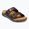 Klapki męskie BIRKENSTOCK Arizona Crosstown Oiled Leather Regular habana/black