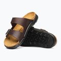 Klapki męskie BIRKENSTOCK Arizona Crosstown Oiled Leather Regular habana/black 5