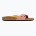 Klapki damskie BIRKENSTOCK Madrid Birkibuc Narrow pink clay 2