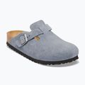 Klapki BIRKENSTOCK Boston Suede Leather stone blue