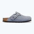 Klapki BIRKENSTOCK Boston Suede Leather stone blue 2