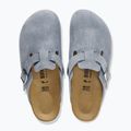Klapki BIRKENSTOCK Boston Suede Leather stone blue 4
