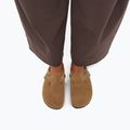 Klapki BIRKENSTOCK Boston Suede Leather Regular dark tea 7
