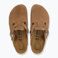 Klapki BIRKENSTOCK Boston Suede Leather dark tea 4