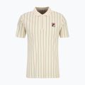 Koszulka polo męska FILA Luckenwalde antique white/adventurine striped 5