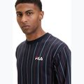 Bluza męska FILA Lobito Pinstriped Crew black iris/two color stiped 4