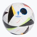 Piłka do piłki nożnej adidas Fussballliebe Pro Sala Euro 2024 white/black/glow blue rozmiar 4