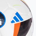 Piłka do piłki nożnej adidas Fussballliebe Pro Sala Euro 2024 white/black/glow blue rozmiar 4 3