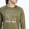 Longsleeve rowerowy męski adidas FIVE TEN Long Sleeve Jersey olive strata 5