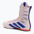 Buty bokserskie adidas Box Hog 4 almost pink/lucid blue/impact orange 3