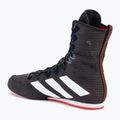Buty bokserskie adidas Box Hog 4 core black/cloud white/pure ruby 3