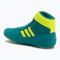 Buty zapaśnicze dziecięce adidas Havoc purple team/lucid lemon/signal cyan 3