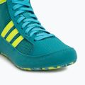 Buty zapaśnicze dziecięce adidas Havoc purple team/lucid lemon/signal cyan 7