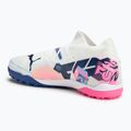 Buty piłkarskie PUMA Future 7 Match Vol. Up TT white/lumi blue/poison pink/fizzy melon/bluemazing 3