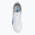 Buty piłkarskie męskie PUMA King Pro FG/AG puma white/bluemazing/flat light grey/sunset glow 5