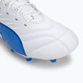 Buty piłkarskie męskie PUMA King Pro FG/AG puma white/bluemazing/flat light grey/sunset glow 7