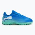 Buty piłkarskie dziecięce PUMA Future 7 Play TT Jr hyperlink blue/mint/puma white 2