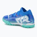Buty piłkarskie dziecięce PUMA Future 7 Match TT + Mid Jr bluemazing/puma white/electric peppermint 3