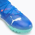 Buty piłkarskie dziecięce PUMA Future 7 Match TT + Mid Jr bluemazing/puma white/electric peppermint 7