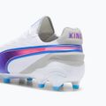 Buty piłkarskie PUMA King Ultimate FG/AG puma white/bluemazing/flat light grey/sunset glow 9