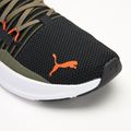 Buty do biegania PUMA Softride Symmetry Fuzion puma olive/puma black/flame filcker 7
