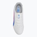 Buty piłkarskie PUMA King Match FG/AG puma white/bluemazing/flat light grey/sunset glow 5
