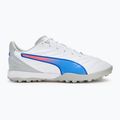 Buty piłkarskie PUMA King Pro TT puma white/bluemazing/flat light grey/sunset glow 2