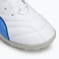 Buty piłkarskie PUMA King Pro TT puma white/bluemazing/flat light grey/sunset glow 7