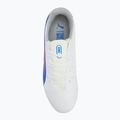 Buty piłkarskie dziecięce PUMA King Match FG/AG Jr puma white/bluemazing/flat light grey/sunset glow 5
