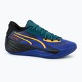 Buty do koszykówki męskie PUMA All-Pro Nitro Crowd Craze lapis lazuli/cold green/puma black 2