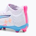 Buty piłkarskie dziecięce PUMA Ultra 5 Match Vol. Up FG/AG Jr puma white/luminous blue 6