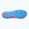 Buty piłkarskie dziecięce PUMA Ultra 5 Match Vol. Up FG/AG Jr puma white/luminous blue 4