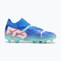 Buty piłkarskie dziecięce PUMA Future 7 Pro FG/AG Jr bluemazing/puma white/electric peppermint 3