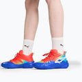 Buty do koszykówki męskie PUMA Genetics Marcus Smart royal sapphire/red blast 4