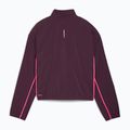 Kurtka do biegania damska PUMA Run For Her Fashion Woven 1/2 ZIP midnight plum/ sunset glow 2