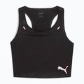 Top treningowy PUMA Run Ultraspun Crop puma black/ fireglow