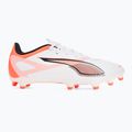 Buty piłkarskie PUMA Ultra 5 Play FG/AG puma white/puma black/glowing red 2