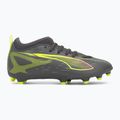 Buty piłkarskie dziecięce PUMA Ultra 5 Match FG/AG Jr matte aged silver/yellow alert/puma aged silver 2