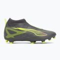 Buty piłkarskie dziecięce PUMA Ultra 5 Match+ LL FG/AG Jr matte aged silver/yellow alert/puma aged silver 2
