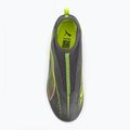 Buty piłkarskie dziecięce PUMA Ultra 5 Match+ LL FG/AG Jr matte aged silver/yellow alert/puma aged silver 5