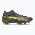 Buty piłkarskie męskie PUMA Ultra 5 Match+ FG/AG matte aged silver/yellow alert/puma aged silver 2