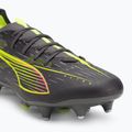 Buty piłkarskie męskie PUMA Ultra 5 Match MxSG matte aged/yellow alert/puma aged silver 7
