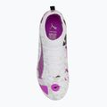 Buty piłkarskie dziecięce PUMA Ultra 5 Match Forever FG/AG Jr puma white/pure magenta/feather gray/puma black 5