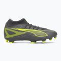Buty piłkarskie męskie PUMA Ultra 5 Play+ FG/AG matte aged silver/yellow alert/puma aged silver 2
