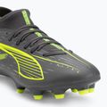Buty piłkarskie męskie PUMA Ultra 5 Play+ FG/AG matte aged silver/yellow alert/puma aged silver 7