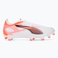 Buty piłkarskie męskie PUMA Ultra 5 Match FG/AG puma white/puma black/glowing red 2