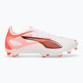 Buty piłkarskie męskie PUMA Ultra 5 Pro FG/AG puma white/puma black/glowing red 2