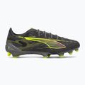 Buty piłkarskie męskie PUMA Ultra 5 Ultimate FG matte aged silver/yellow alert/sun struck 3