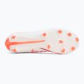 Buty piłkarskie dziecięce PUMA Ultra 5 Play FG/AG Jr puma white/puma black/glowing red 4